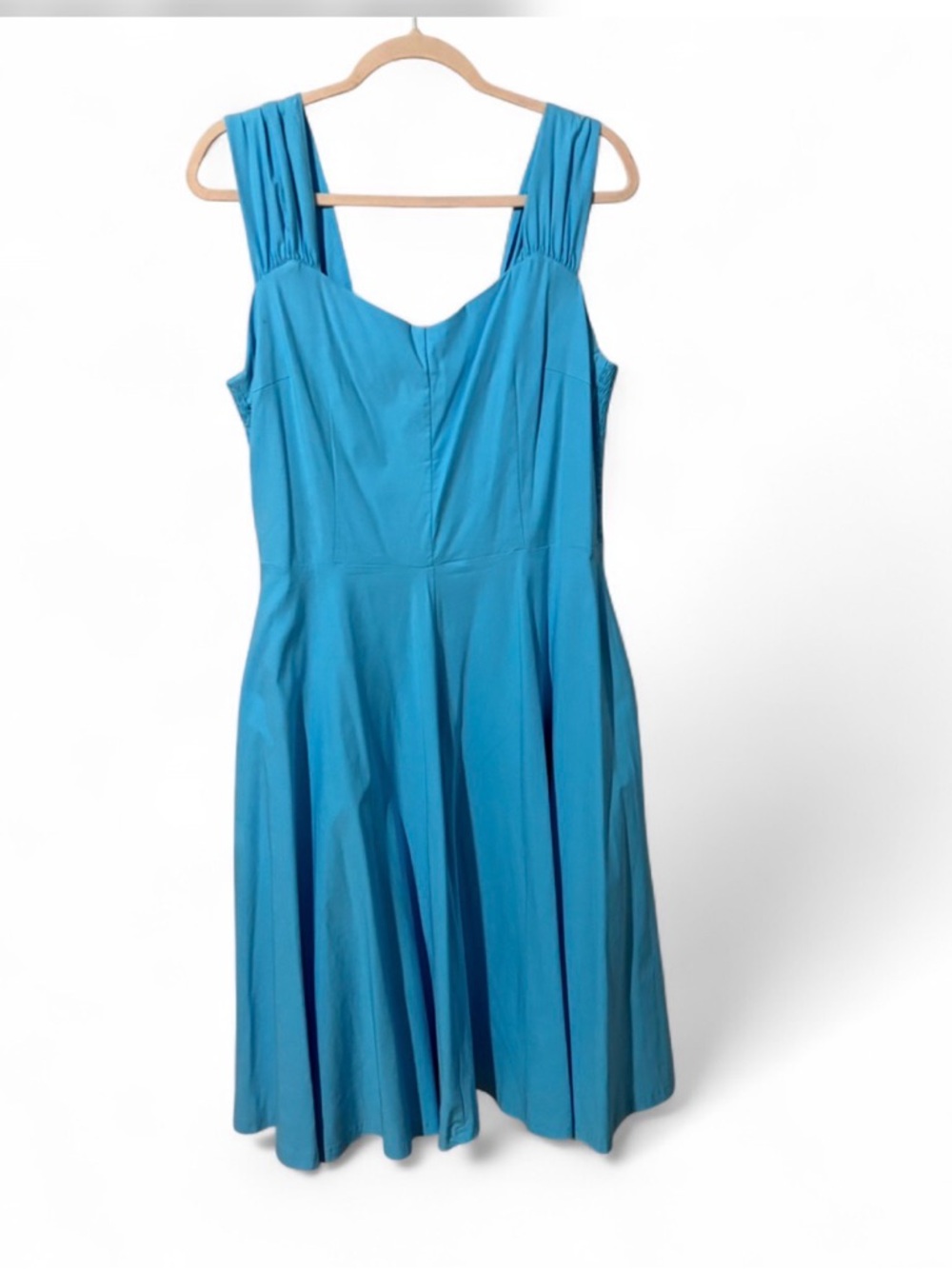 Gown Town Blue Fit & Flare Dress NWT Size 2X Runs Small Fits Like 14